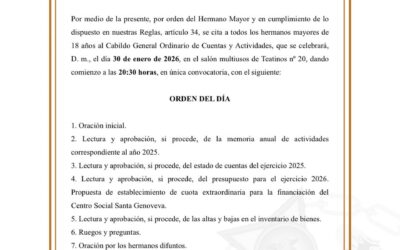 Cabildo General Ordinario de Cuentas y Actividades